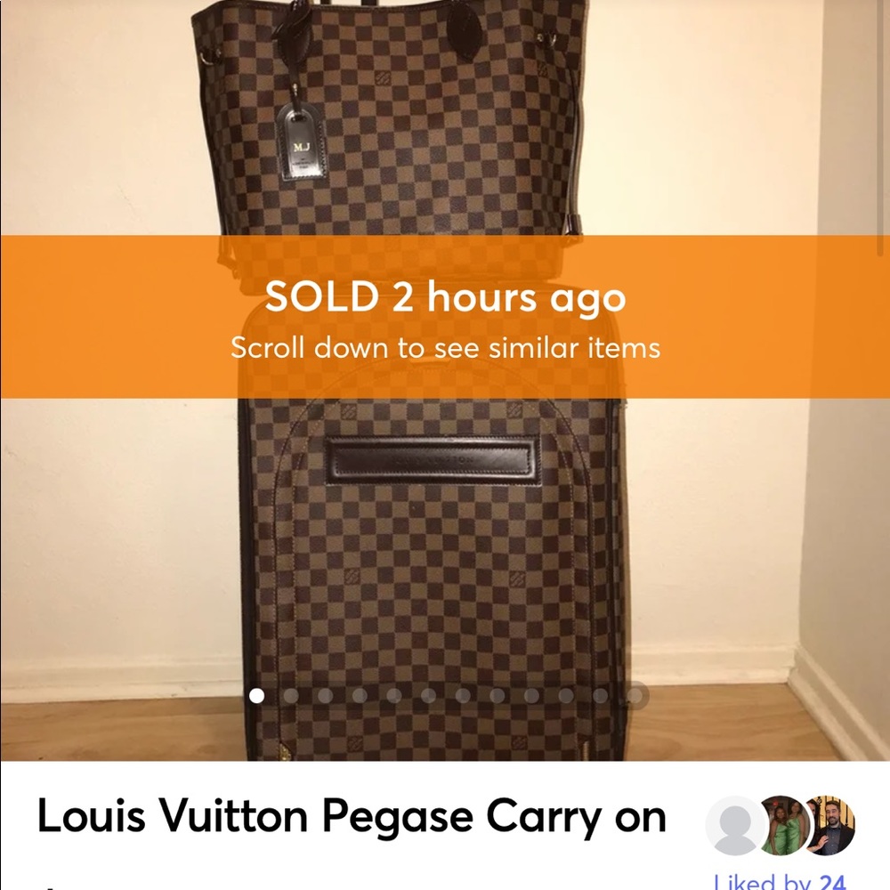 SOLD—Louis Vuitton Pégase Carry on Luggage